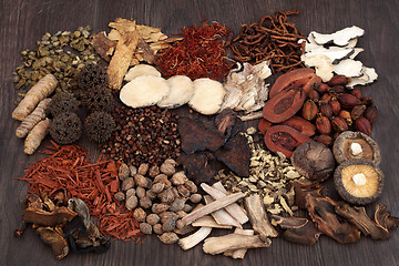 Image showing Traditional Chinese Herbs