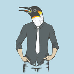 Image showing Penguin vector illustration