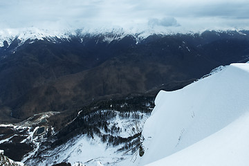 Image showing winter mountains