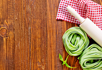 Image showing raw pasta