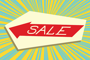 Image showing Sign pointer sale