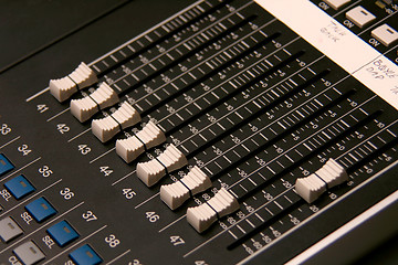 Image showing Digital audio mixer