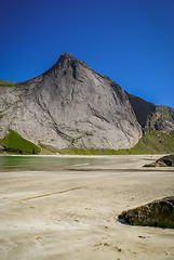 Image showing Empty Bunes beach 