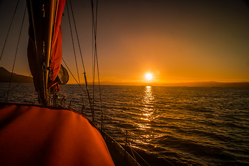 Image showing Sunrise in Chile