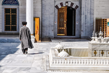 Image showing Walking man in Ashgabat