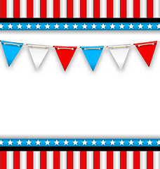 Image showing Abstract Background for National Holidays of USA