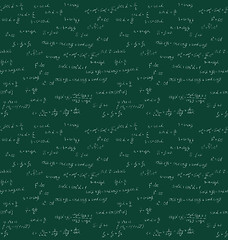 Image showing Seamless mathematics handwriting