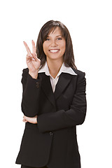 Image showing Happy businesswoman