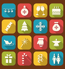 Image showing Christmas Party Simple Icons