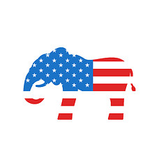 Image showing Elephant as a Symbol of American Republicans