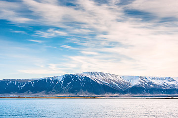 Image showing Mountain landscape in the ocean