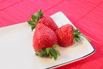 Image showing Strawberries