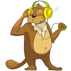 Image showing Cartoon Character Beaver