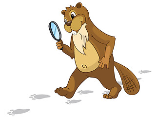 Image showing Cartoon Character Beaver