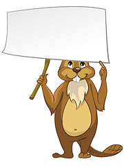 Image showing Cartoon Character Beaver