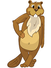 Image showing Cartoon Character Beaver