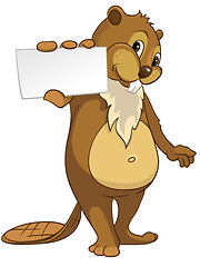 Image showing Cartoon Character Beaver