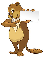 Image showing Cartoon Character Beaver