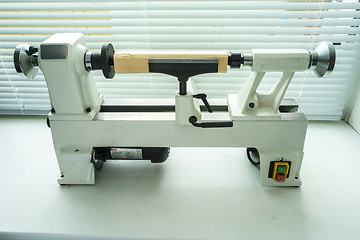 Image showing Mini Woodworking Lathe