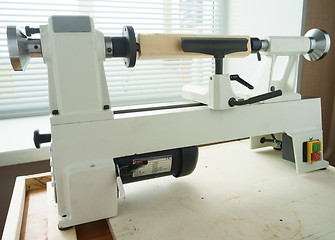 Image showing Mini Woodworking Lathe