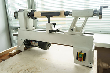 Image showing Mini Woodworking Lathe