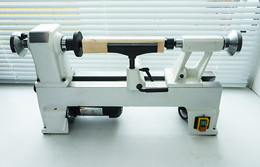 Image showing Mini Woodworking Lathe