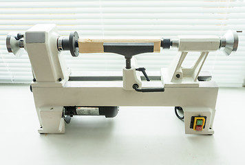 Image showing Mini Woodworking Lathe