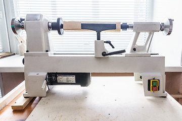 Image showing Mini Woodworking Lathe