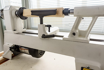 Image showing Mini Woodworking Lathe