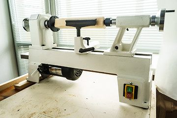 Image showing Mini Woodworking Lathe