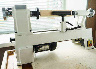 Image showing Mini Woodworking Lathe