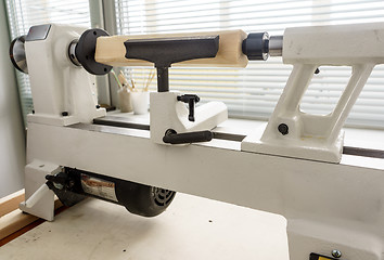 Image showing Mini Woodworking Lathe