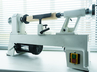 Image showing Mini Woodworking Lathe