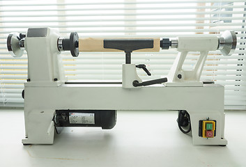 Image showing Mini Woodworking Lathe