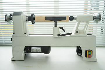 Image showing Mini Woodworking Lathe