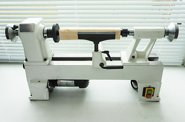 Image showing Mini Woodworking Lathe