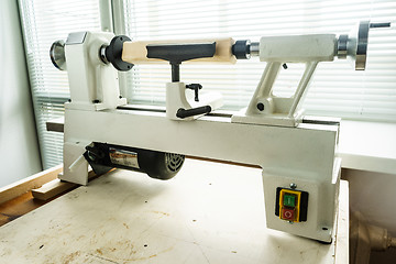 Image showing Mini Woodworking Lathe