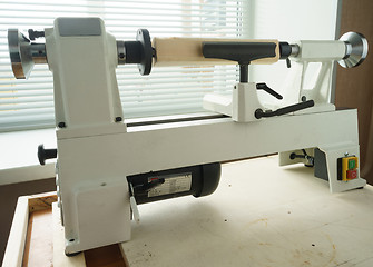 Image showing Mini Woodworking Lathe