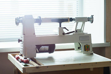 Image showing Mini Woodworking Lathe