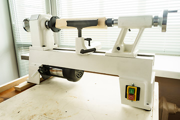 Image showing Mini Woodworking Lathe