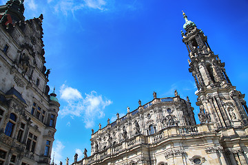 Image showing Katholische Hofkirche, Schlossplatz in Dresden, State of Saxony,