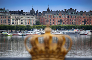 Image showing STOCKHOLM, SWEDEN - AUGUST 20, 2016: Skeppsholmsbron (Skeppsholm