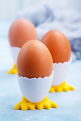 Image showing boiled eggs