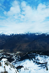 Image showing winter mountains