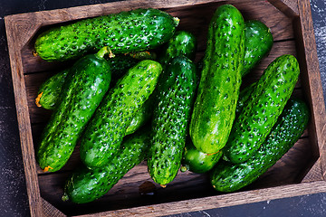 Image showing cucumbers