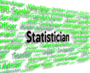 Image showing Statistician Job Means Stats Hiring And Analysis