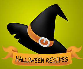 Image showing Halloween Recipes Shows Trick Or Treat And Autumn