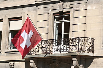 Image showing Swiss flag