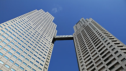 Image showing modern up-stair building