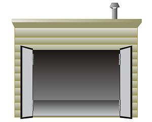 Image showing Garage for car